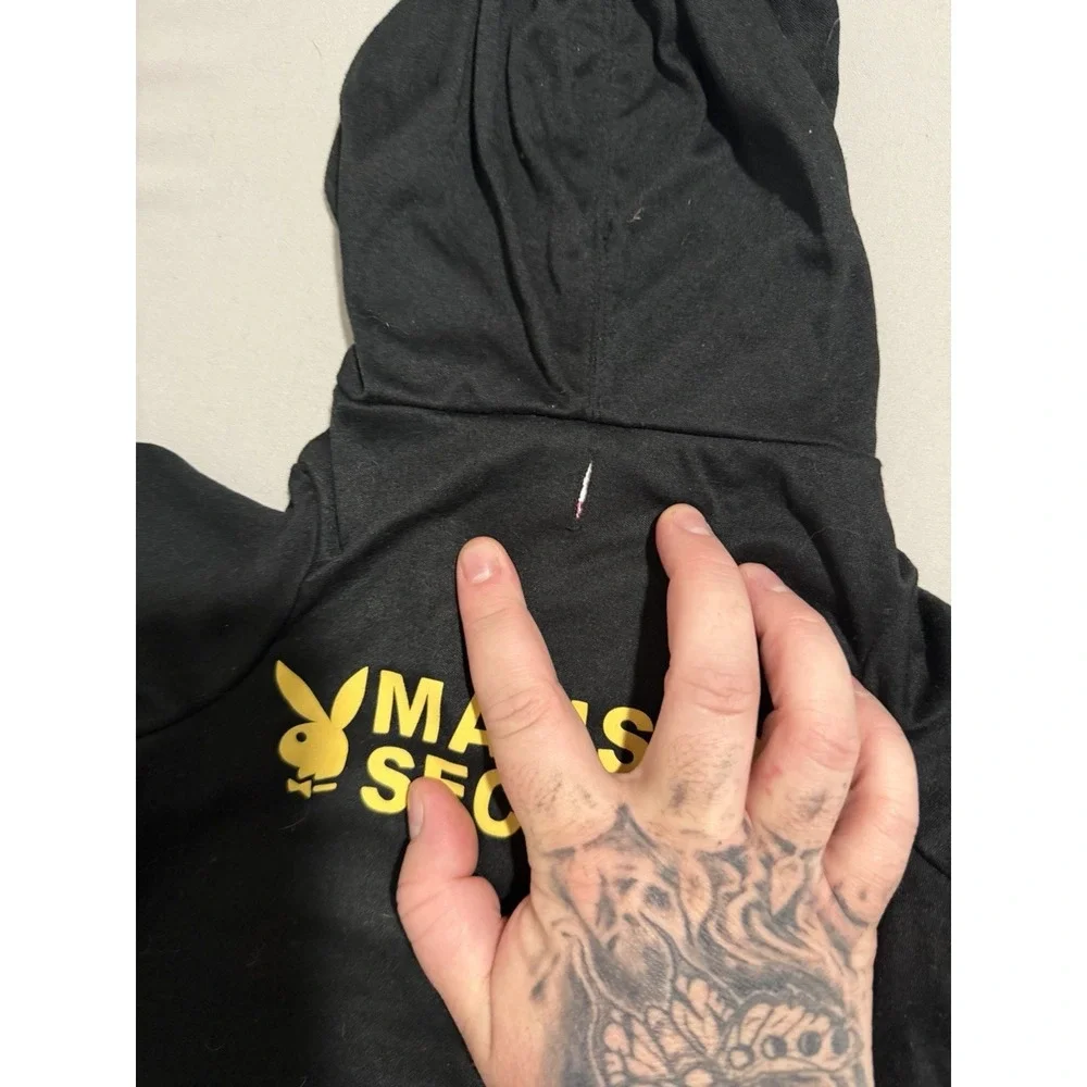 Playboy Mansion security small dog clothes‎ black hoodie, 2007